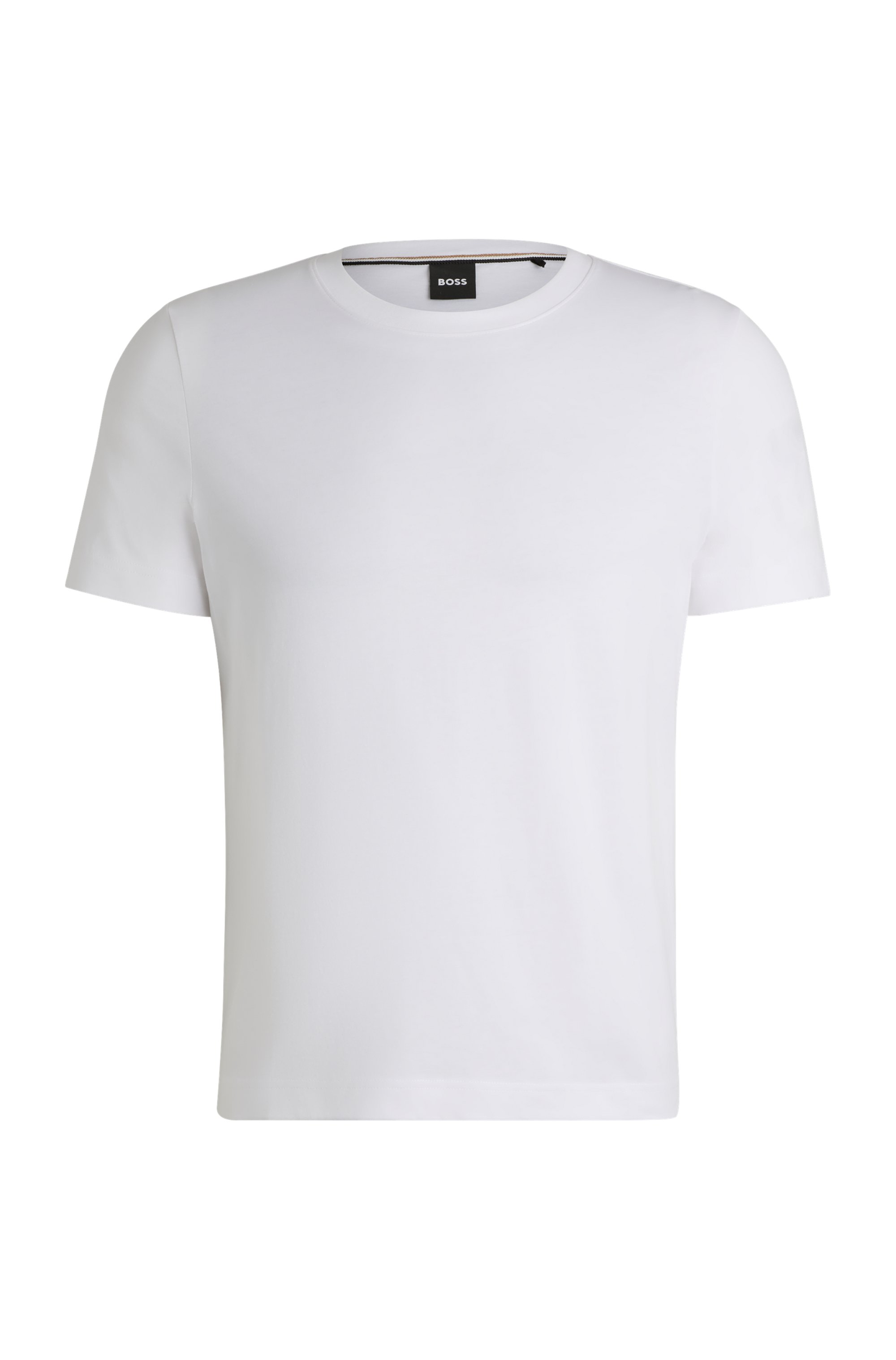 Relaxed-Fit T-Shirt aus Bio-Baumwoll-Jersey, Weiß