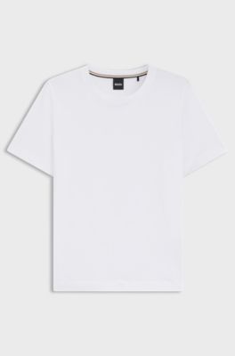 Relaxed-fit T-shirt in cotton jersey, White