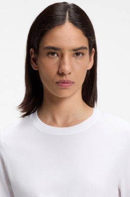 Boss Relaxed-fit T-shirt in cotton jersey dam – bild 3