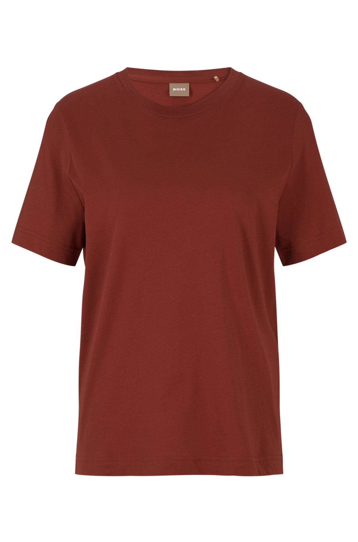 Relaxed-fit T-shirt in cotton jersey, Red