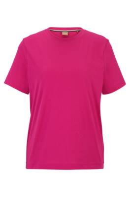 Hugo Boss Relaxed-fit T-shirt In Organic-cotton Jersey