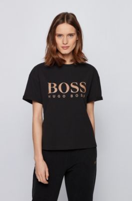 hugo boss white t shirt women's