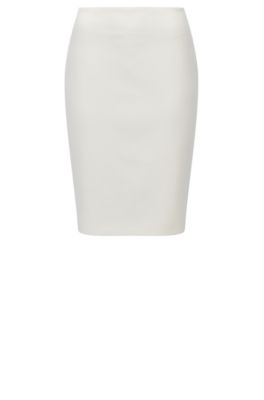 white pencil skirt