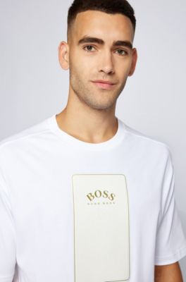 BOSS - Oversized-fit cotton T-shirt 