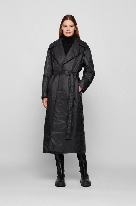 BOSS - Relaxed-fit down coat in water-repellent fabric