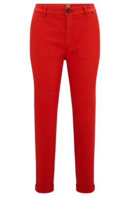 red chinos womens