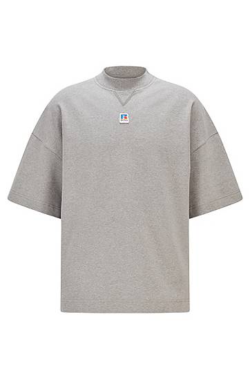 T-shirt mixte Relaxed Fit en coton biologique avec logo exclusif