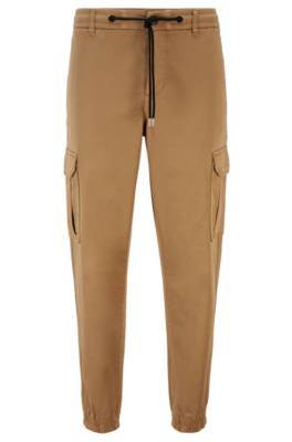 Pantalon cargo Tapered Fit en coton stretch