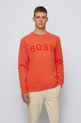 hugo boss orange sweatshirt