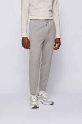 grey cotton tracksuit bottoms