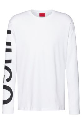Long-Sleeved T-Shirts | White | HUGO BOSS