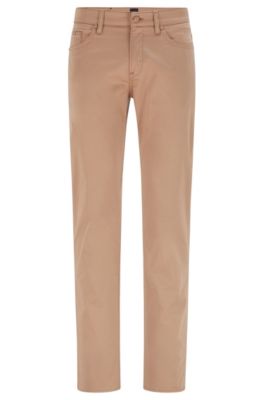 slim fit beige jeans