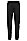 品牌宣言徽标装饰棉质混纺运动裤,  001_Black