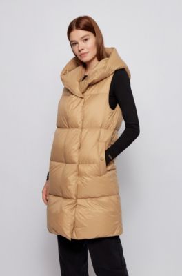 doudoune longue sans manche