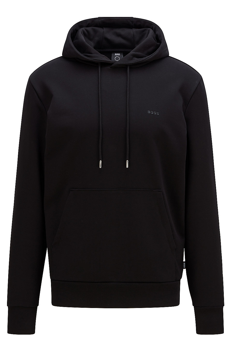 BOSS - Relaxed-fit hooded sweatshirt in organic-cotton terry