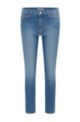 Hellblaue Slim-Fit Jeans aus Super-Stretch-Denim, Blau