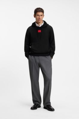 Cotton hoodie, Black