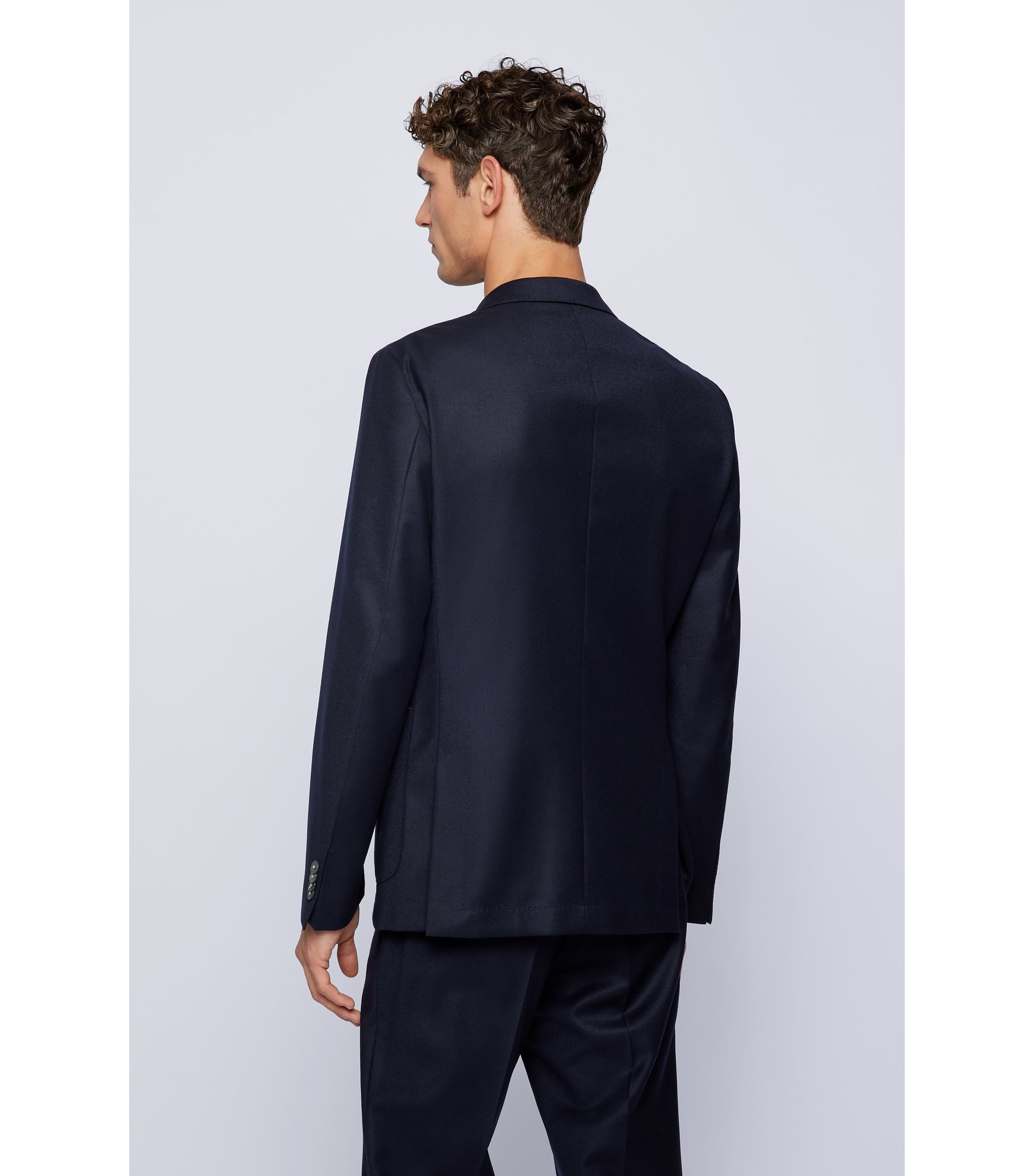 ボスヒューゴボス BOSS HUGO BOSS ジャケット 紺色 ネイビー