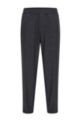 Relaxed-fit trousers in Vitale Barberis Canonico wool, Dark Grey