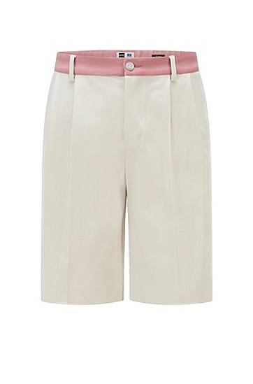 Short Tapered Fit en jersey italien avec logo exclusif