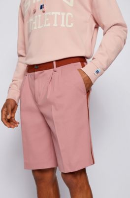 pink hugo boss shorts