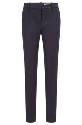 Pantalon Slim Fit en laine vierge italienne