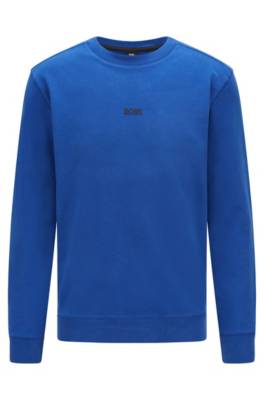 Sweat Relaxed Fit en coton biologique mélangé avec logo