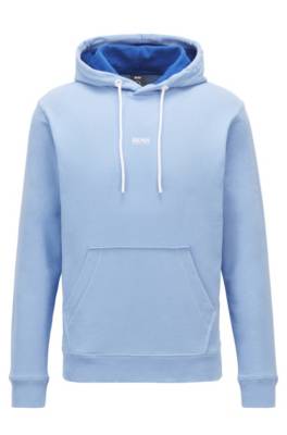 Sweat à capuche Relaxed Fit en molleton de coton biologique mélangé