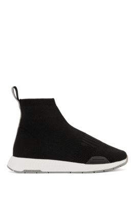 Stationair middernacht Winderig BOSS - High-top sock trainers