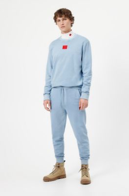 hugo boss tracksuit grey and red