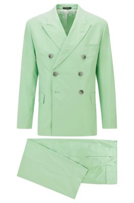 green hugo boss suit