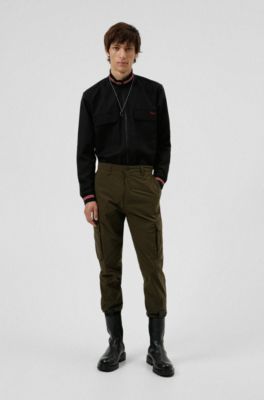 slim fit cuffed cargo trouser