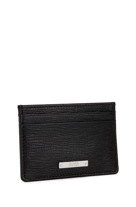 Mens Accessories Wallets and cardholders Dolce & Gabbana Leather Logo Cardholder in Black for Men 