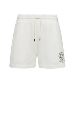 Short taille haute en coton biologique avec icône exclusive