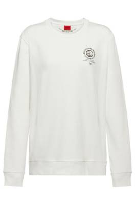 Sweat Relaxed Fit en coton biologique avec motif artistique au dos