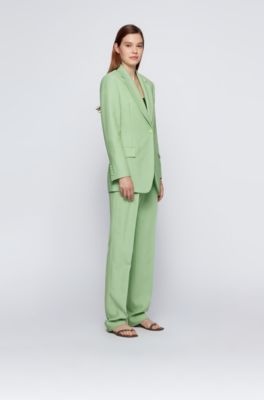 green suit ladies