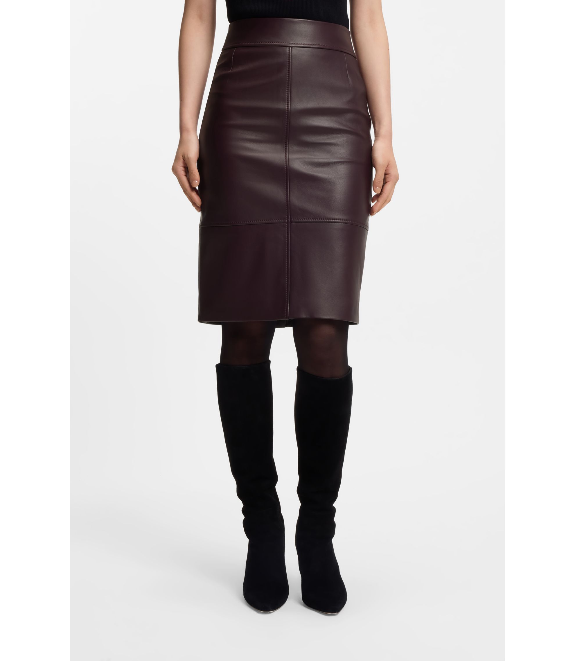 レザースカート | HUGO BOSS