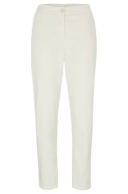 Pantalon en sergé de coton mélangé biologique