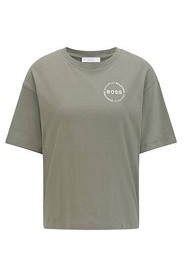 T-shirt Oversized Fit en coton biologique à logo