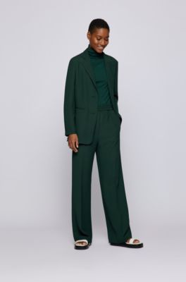 green suit women zara