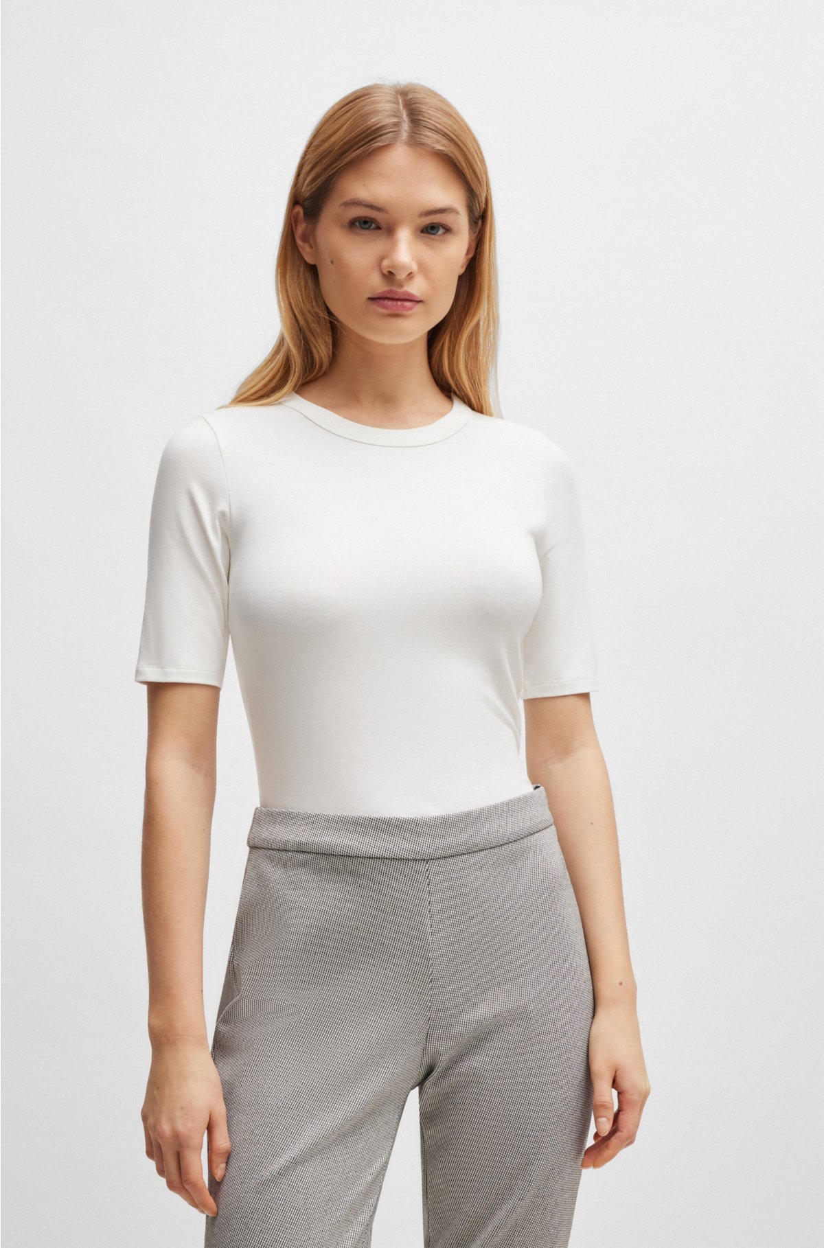 Ribbed Modal-blend Top