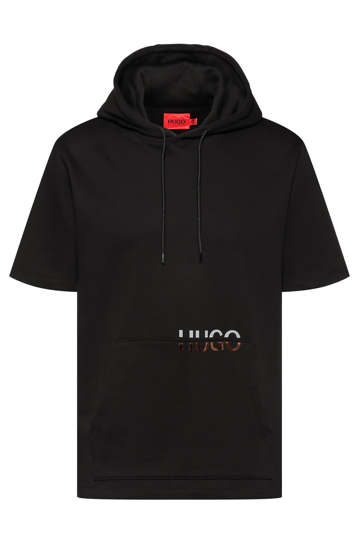 HUGO - Short-sleeved hooded sweatshirt