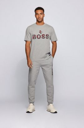NWT $125 Hugo Boss Regular Fit Gray Stripe Shirt Press Mens M  XL Grey SS NEW 
