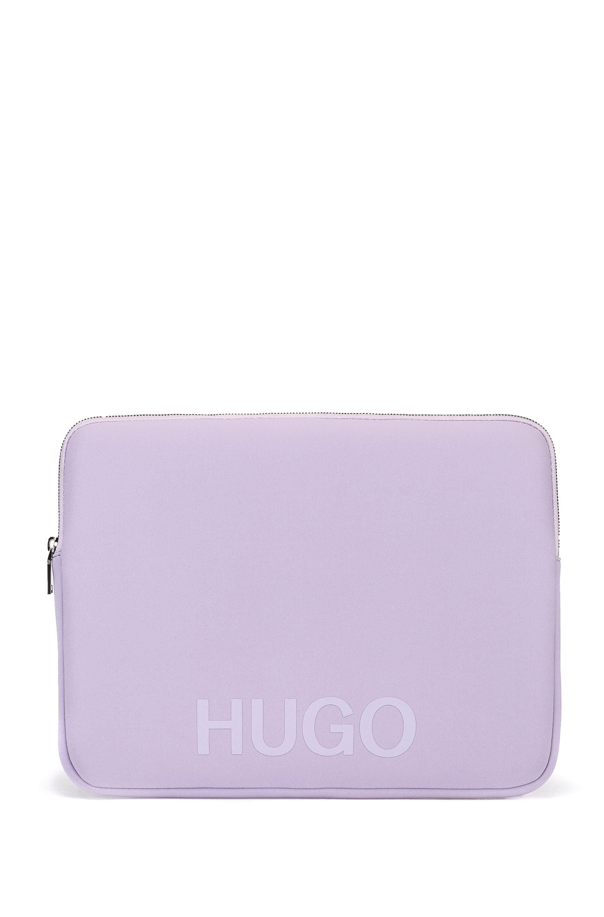 Neoprene laptop case with logo, Purple