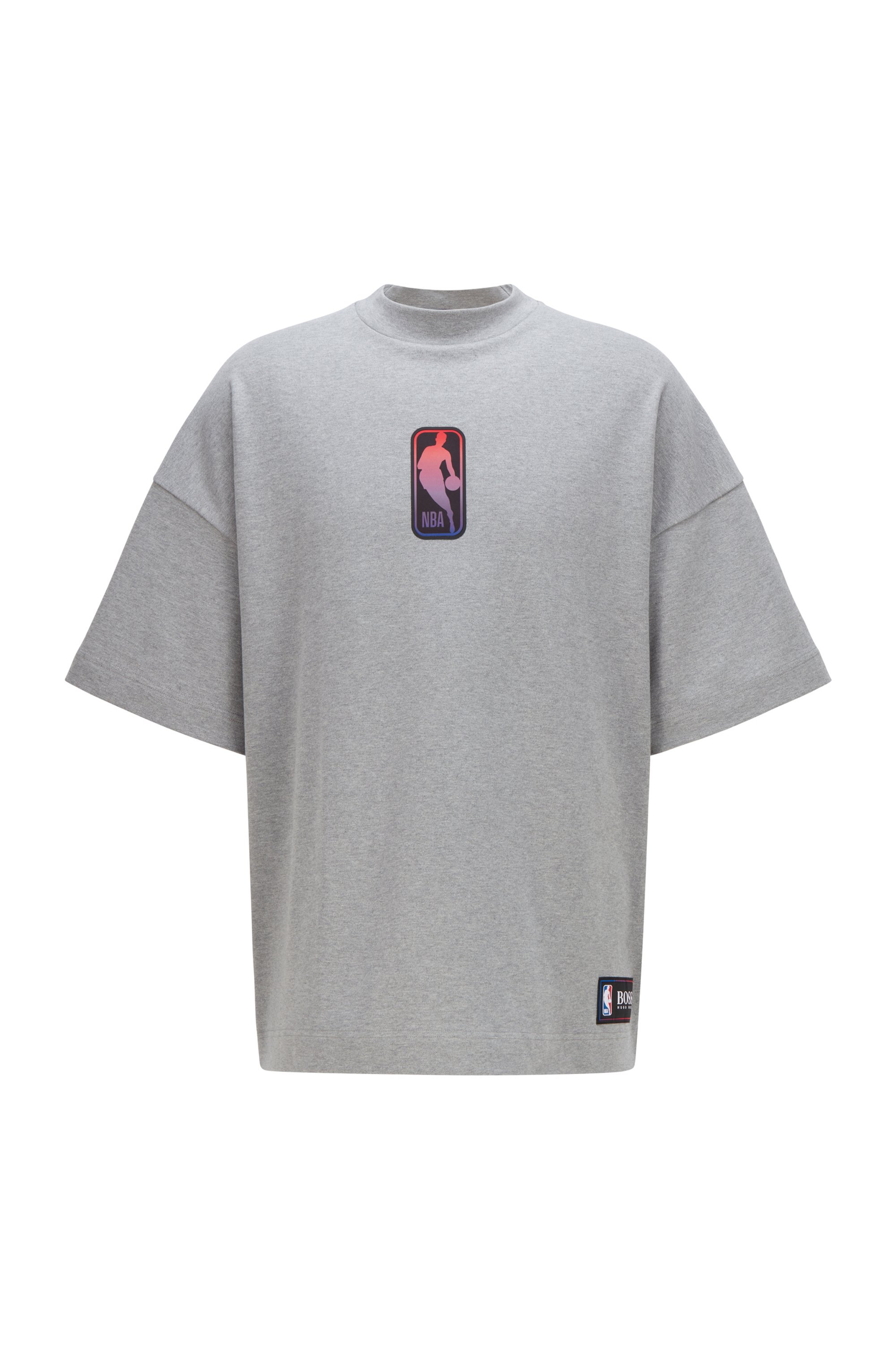 Camiseta relaxed fit BOSS x NBA con detalle colorido de la marca, NBA Generic
