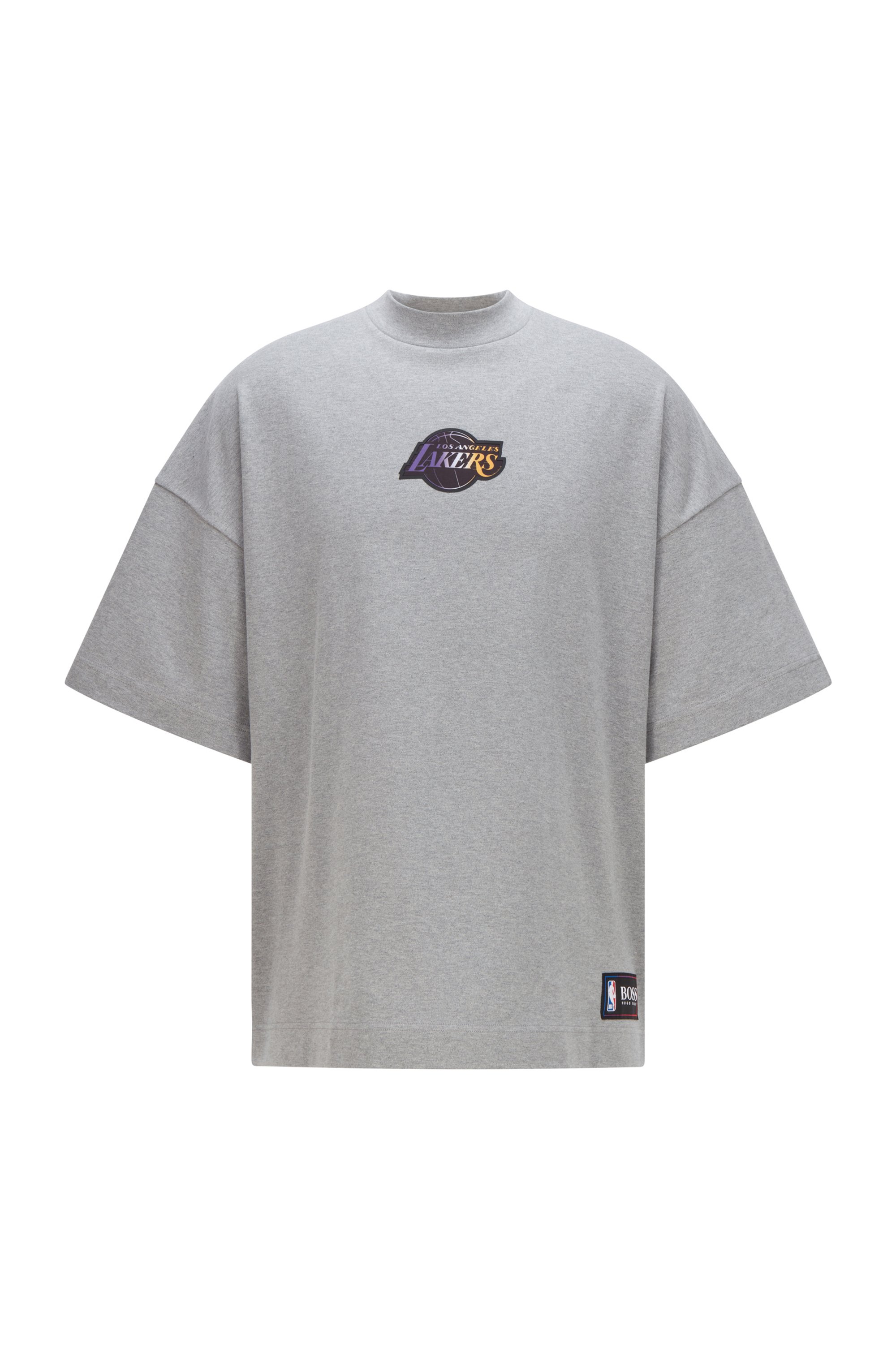 BOSS x NBA relaxed-fit T-shirt with colorful branding, NBA Lakers