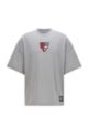 BOSS x NBA relaxed-fit T-shirt with colorful branding, NBA Bulls