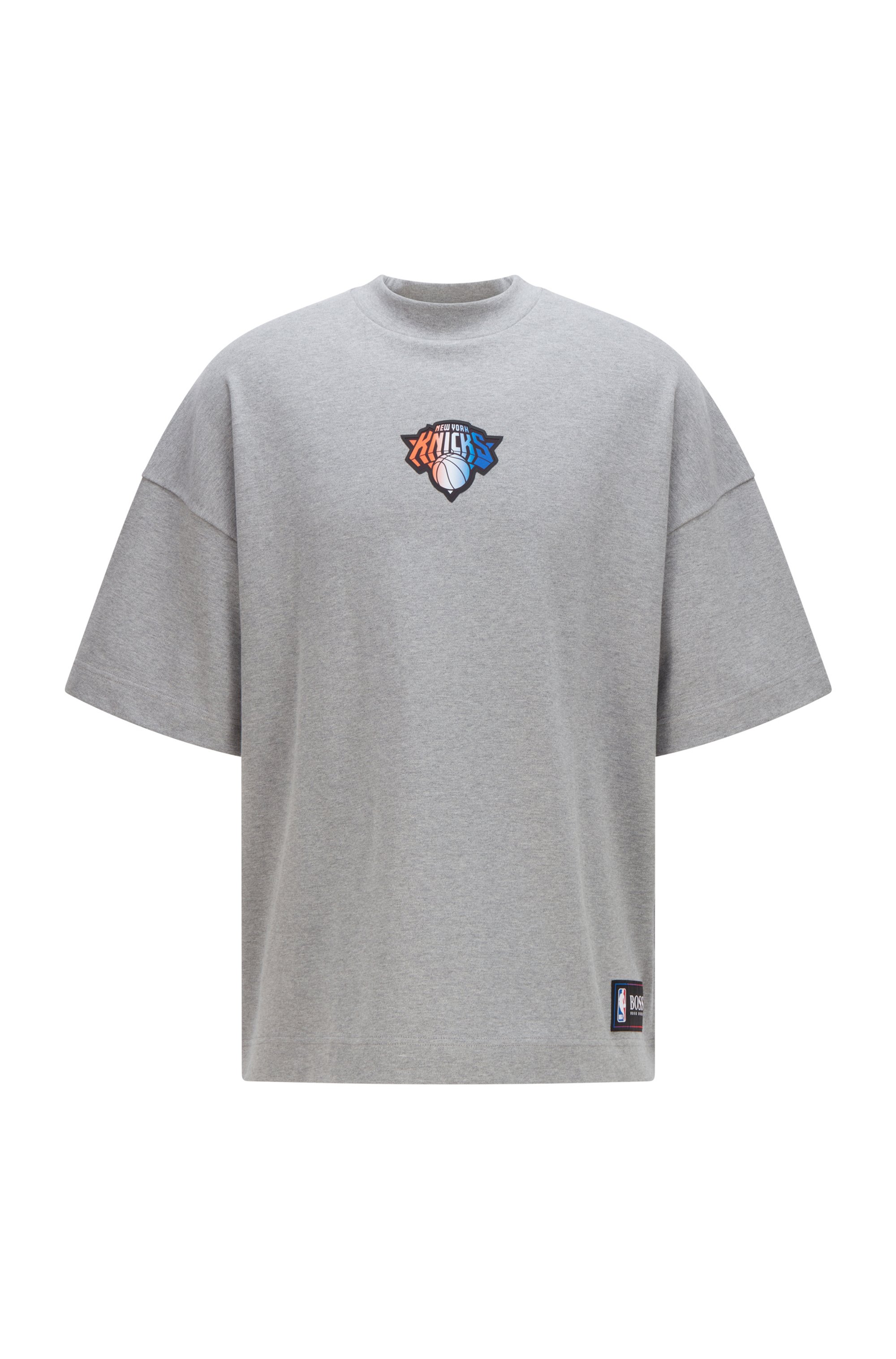 BOSS x NBA relaxed-fit T-shirt with colorful branding, NBA Knicks