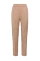 Cropped regular-fit trousers in TENCEL™ Lyocell, Light Brown