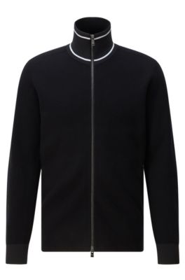 hugo boss knitted jacket
